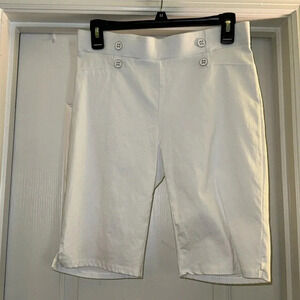 89th + Madison White Bermuda Shorts